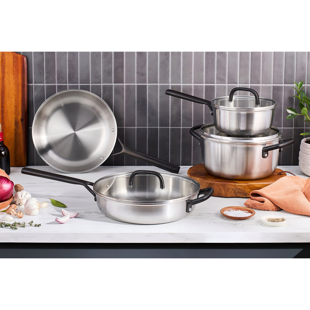 ZWILLING Milano Stainless Steel 7-pc, Stainless Steel, Cookware Set