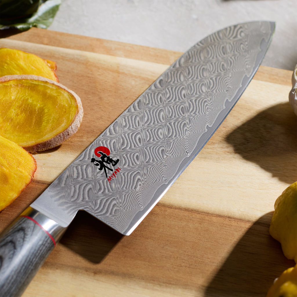 MIYABI Hiko 7-inch, Fine Edge Santoku