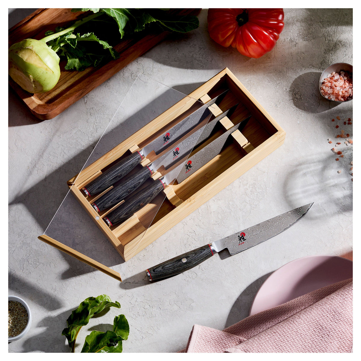 MIYABI Hiko 5-pc, Steak Set