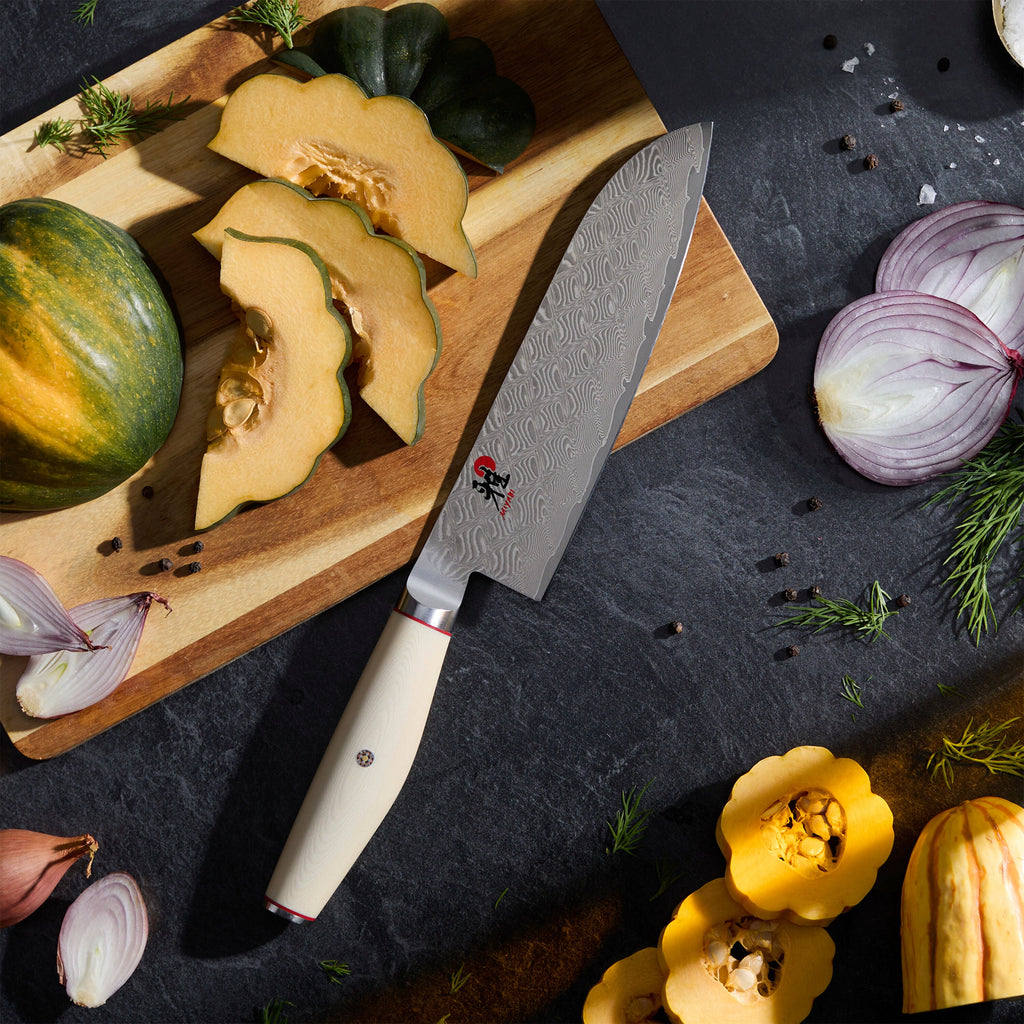 MIYABI Miyabi Ori 7-inch, Fine Edge Santoku