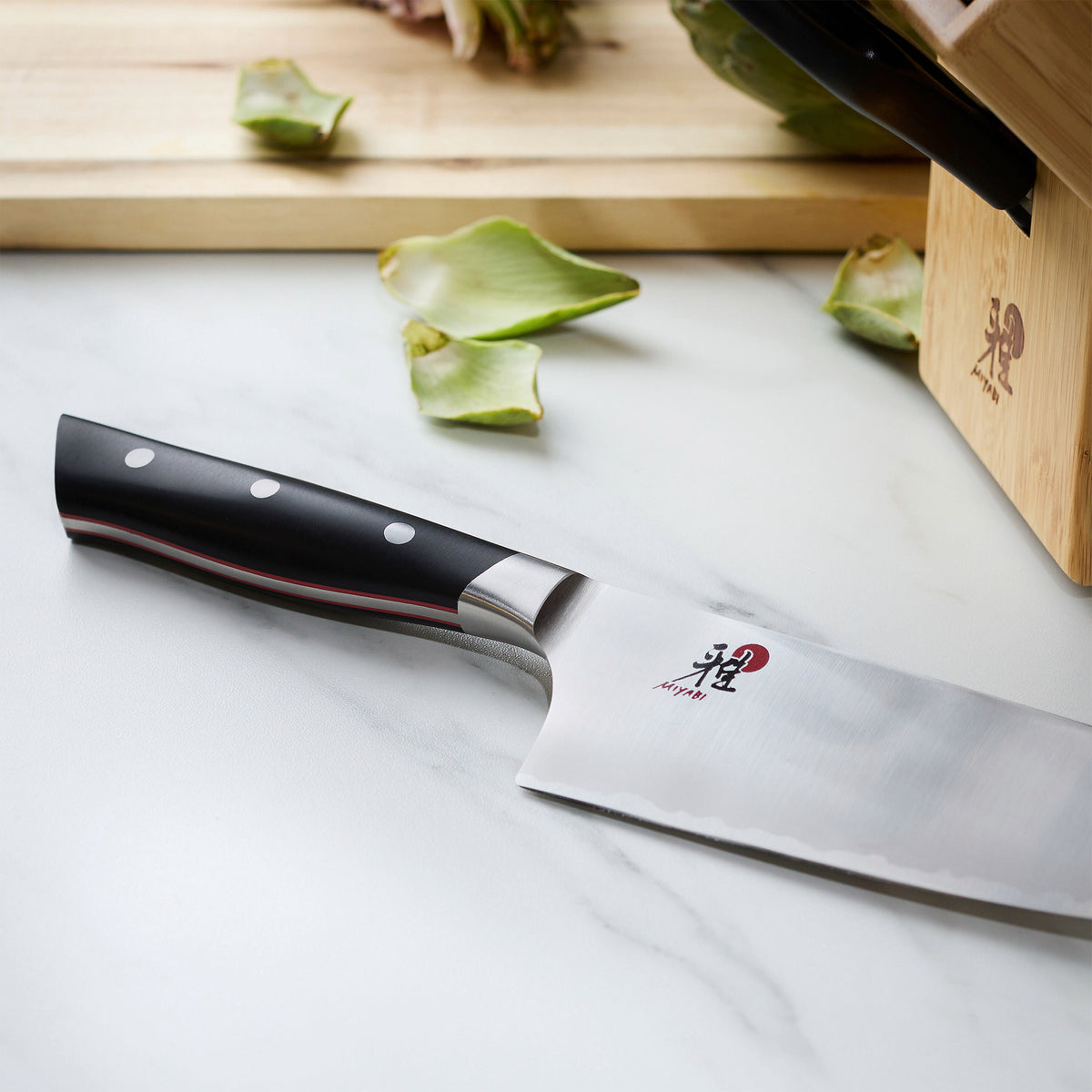 MIYABI Evolution 7-pc, Knife block set