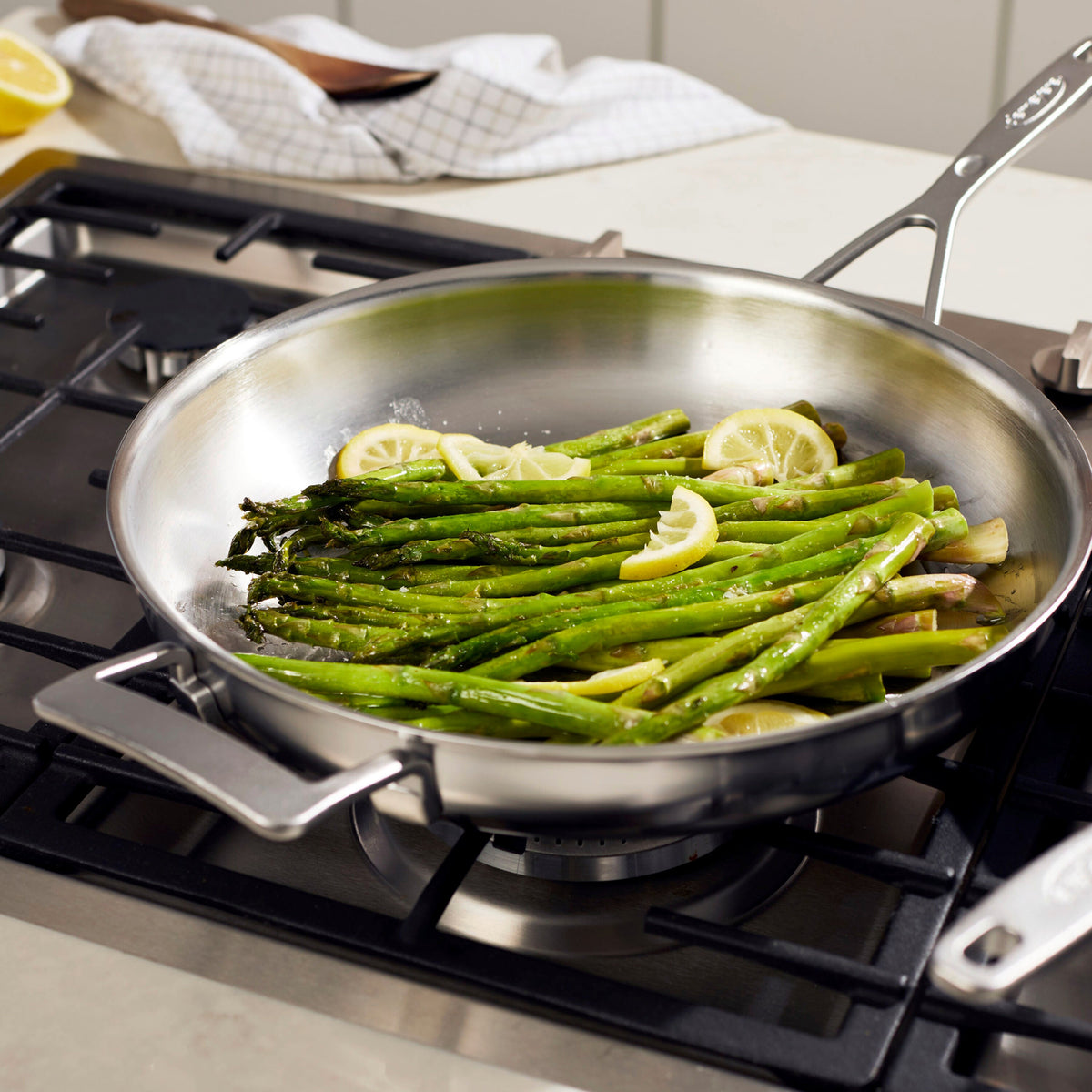 Demeyere Industry 2-pc Stainless Steel Fry Pan Set
