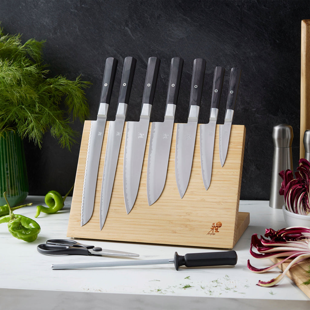 MIYABI KOH 4000FC 10-pc, Knife block set