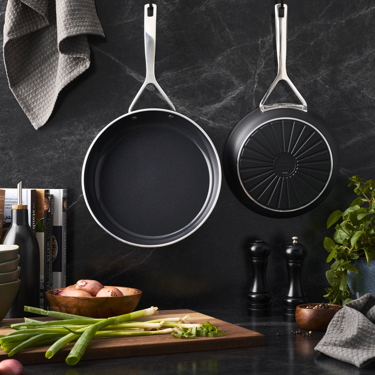 Demeyere Alu Pro 5 2-pc, Aluminum, Non-stick, Frying Pan Set