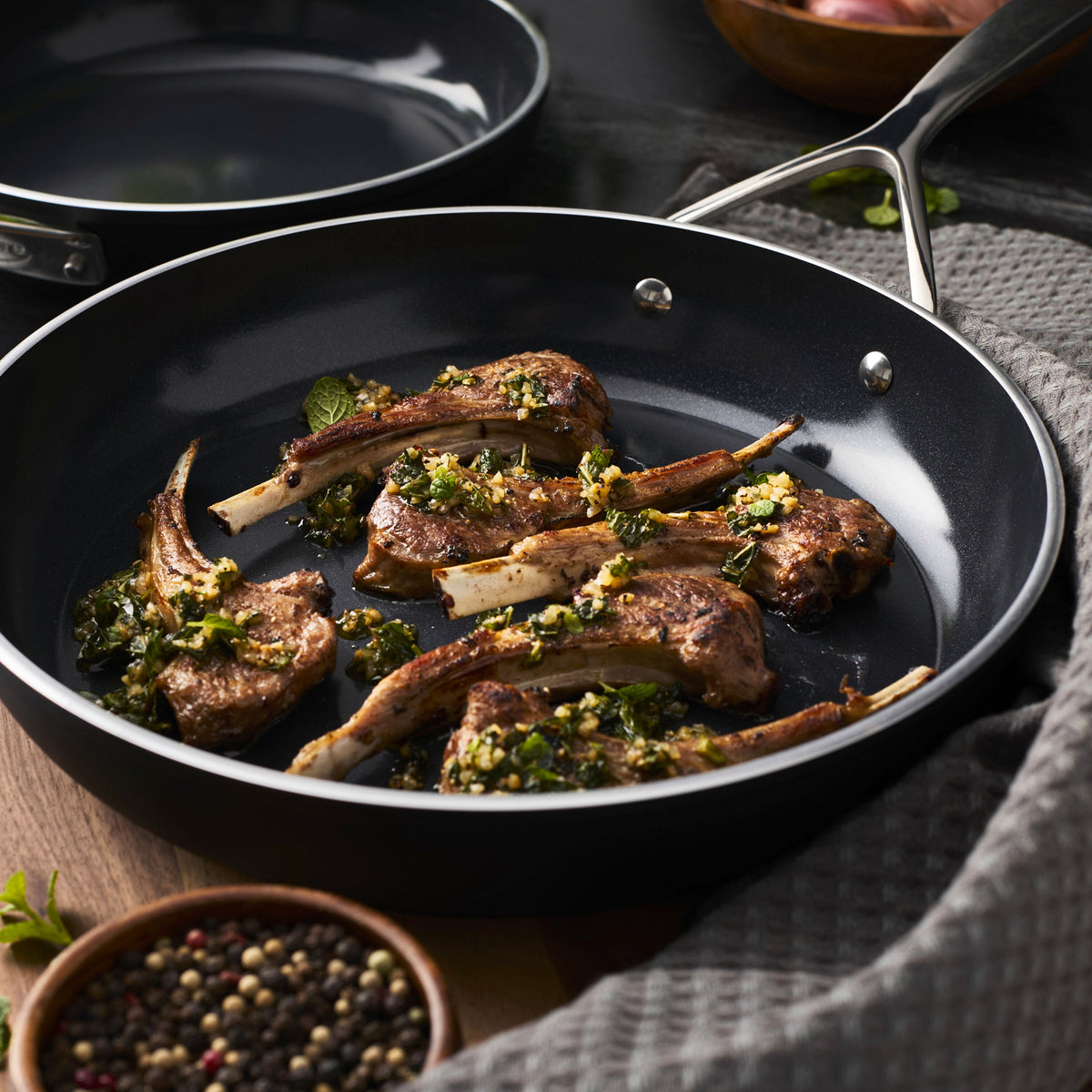 Demeyere Alu Pro 5 2-pc, Aluminum, Non-stick, Frying Pan Set
