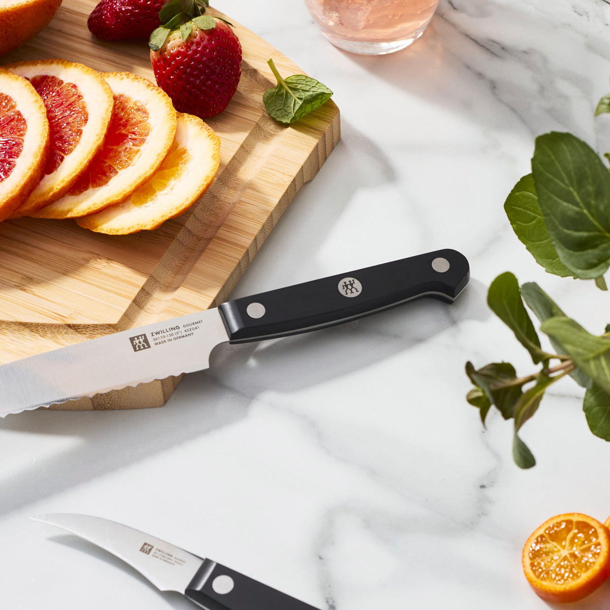 ZWILLING Gourmet 5-inch Z15.1 Utility Knife, Serrated Edge