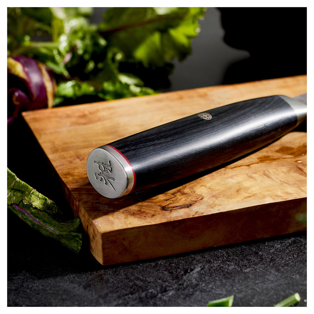 MIYABI KAIZEN II 5000FCD 7-inch Rocking Santoku, Fine Edge