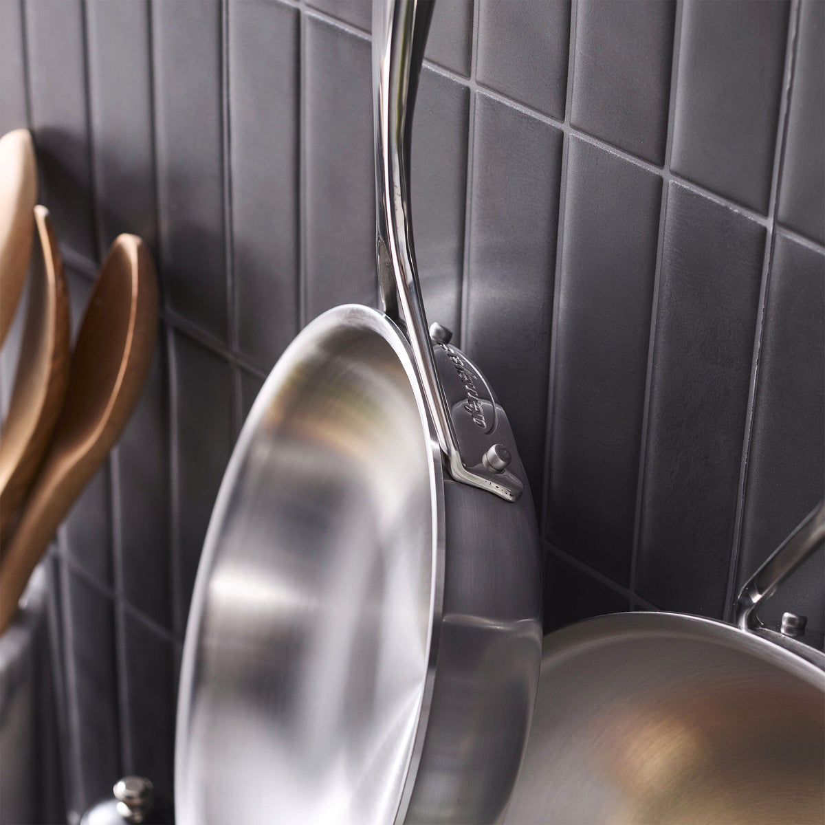 Demeyere Essential 5 2-pc, 18/10 Stainless Steel, Frying Pan Set
