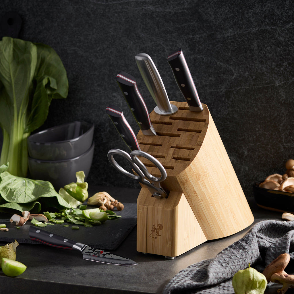 MIYABI HISHO 7-pc, Knife block set