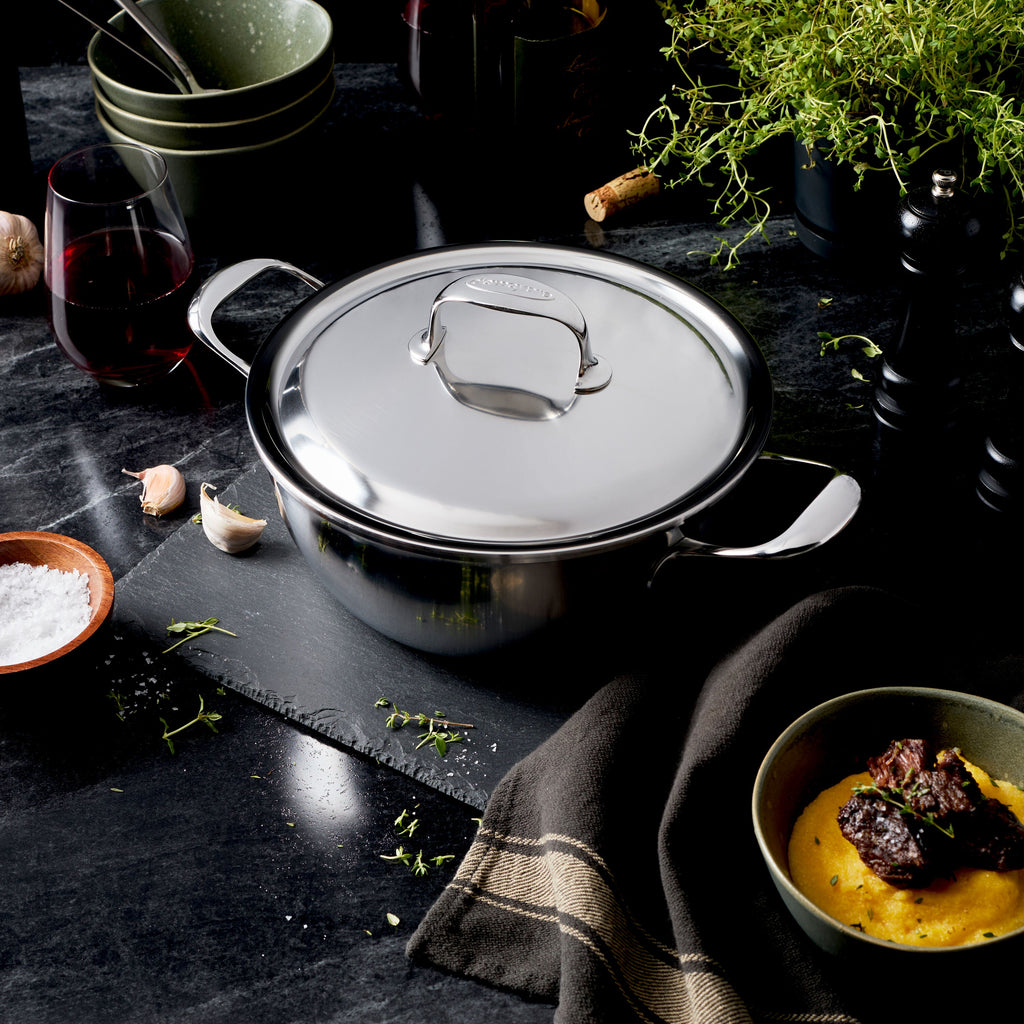 Demeyere Atlantis 7 3.5 qt, Braiser With Double Walled Lid