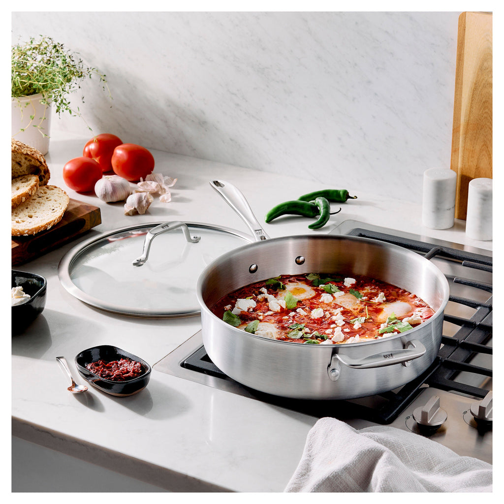 ZWILLING Spirit 3-Ply 3 qt, Stainless Steel, Saute Pan
