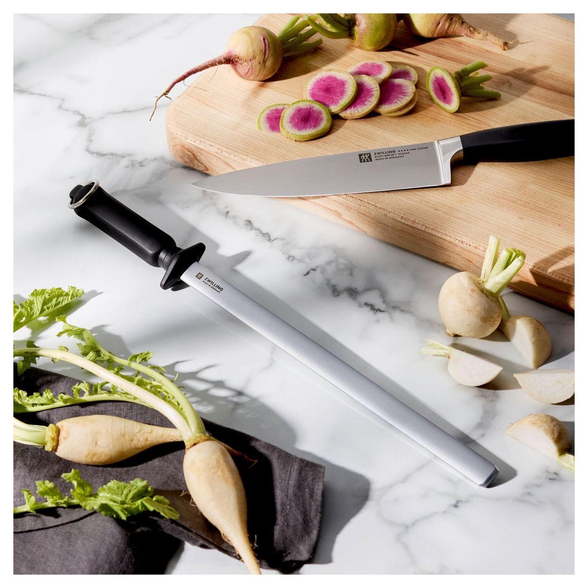 ZWILLING Edge Maintenance 10-inch, Diamond Sharpening Steel