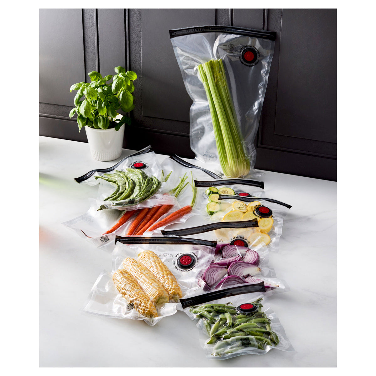 ZWILLING Fresh & Save S/M/L / 10-pc Vacuum Bag Set, Plastic