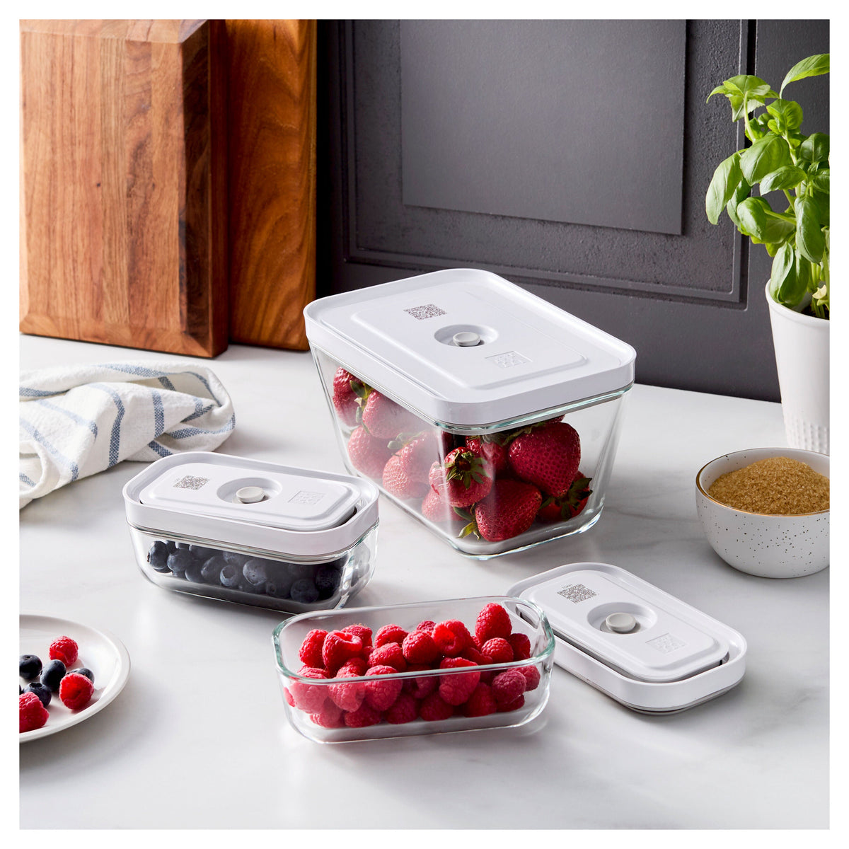 ZWILLING Fresh & Save Vacuum Gratin Dish, Glass