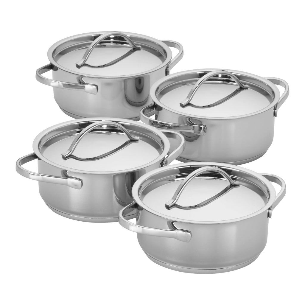 Demeyere Resto 4-pc Mini Dutch Oven Set , 18/10 Stainless Steel