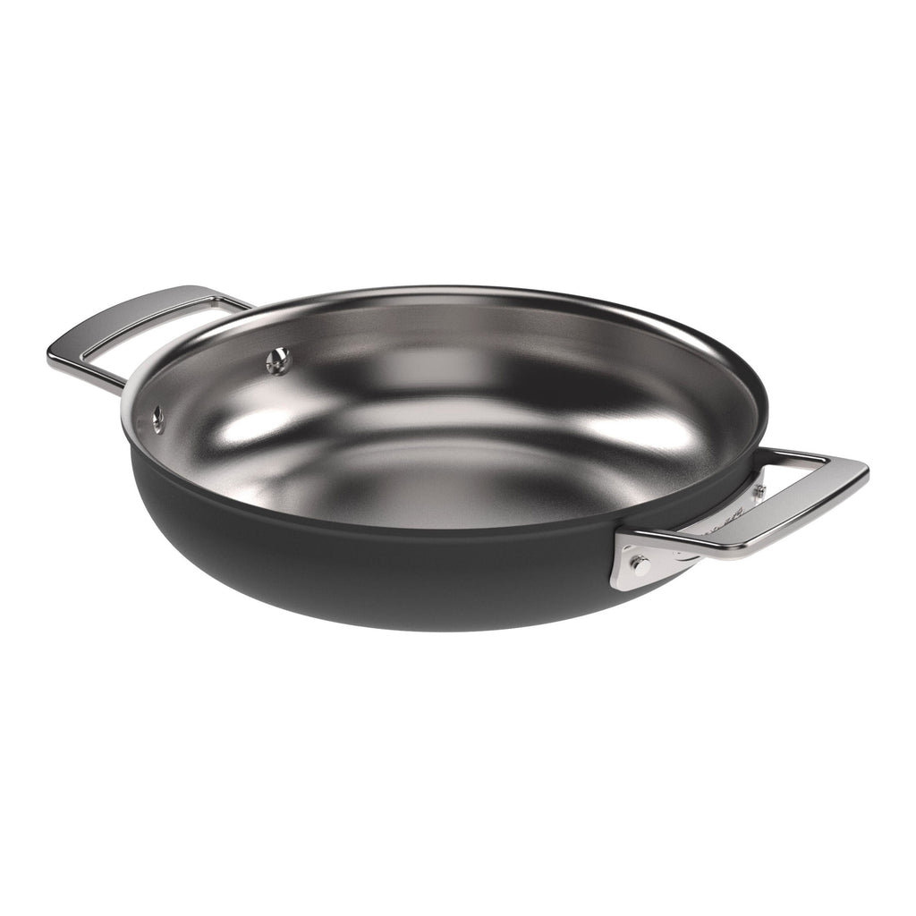 Demeyere Black 5 9.5-inch, 18/10 Stainless Steel, Frying Pan