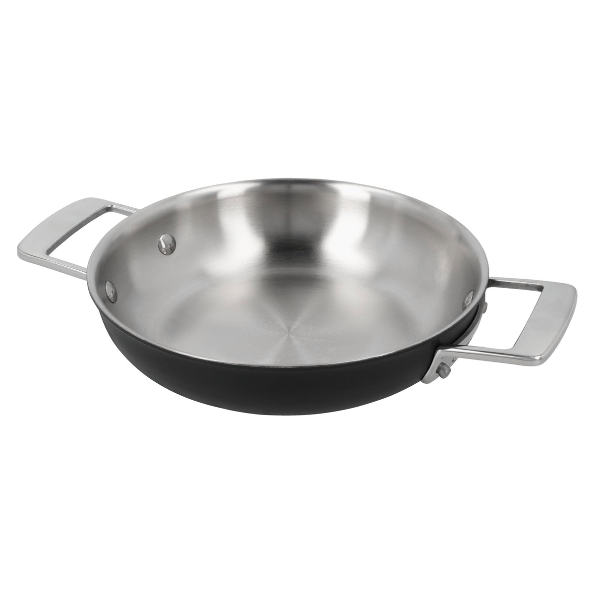 Demeyere Black 5 9.5-inch, 18/10 Stainless Steel, Frying Pan