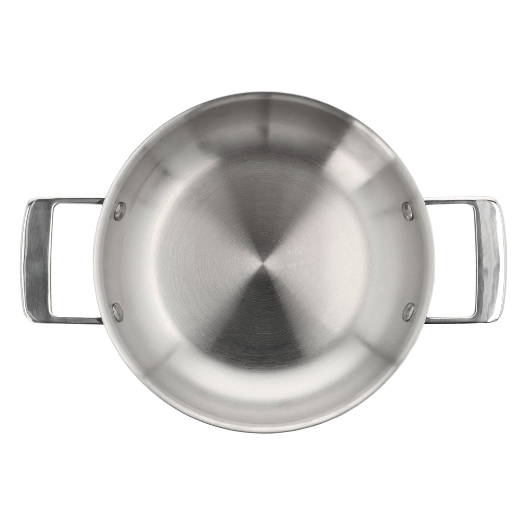 Demeyere Black 5 9.5-inch, 18/10 Stainless Steel, Frying Pan