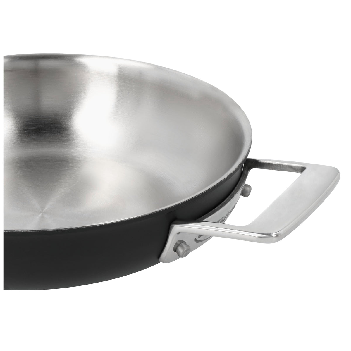 Demeyere Black 5 9.5-inch, 18/10 Stainless Steel, Frying Pan