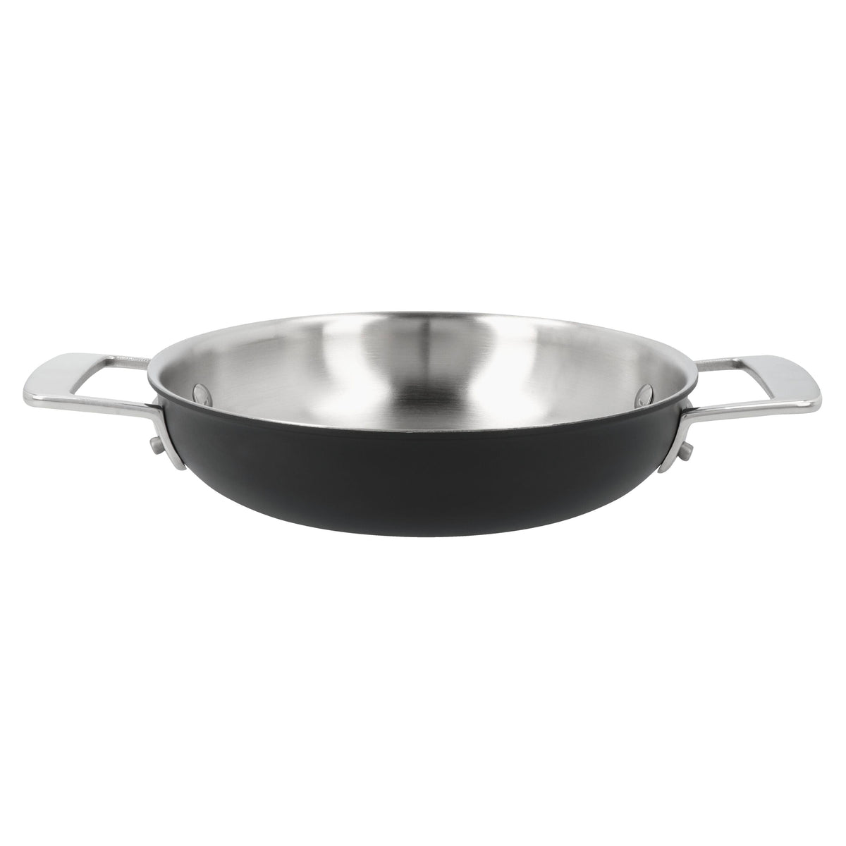 Demeyere Black 5 9.5-inch, 18/10 Stainless Steel, Frying Pan