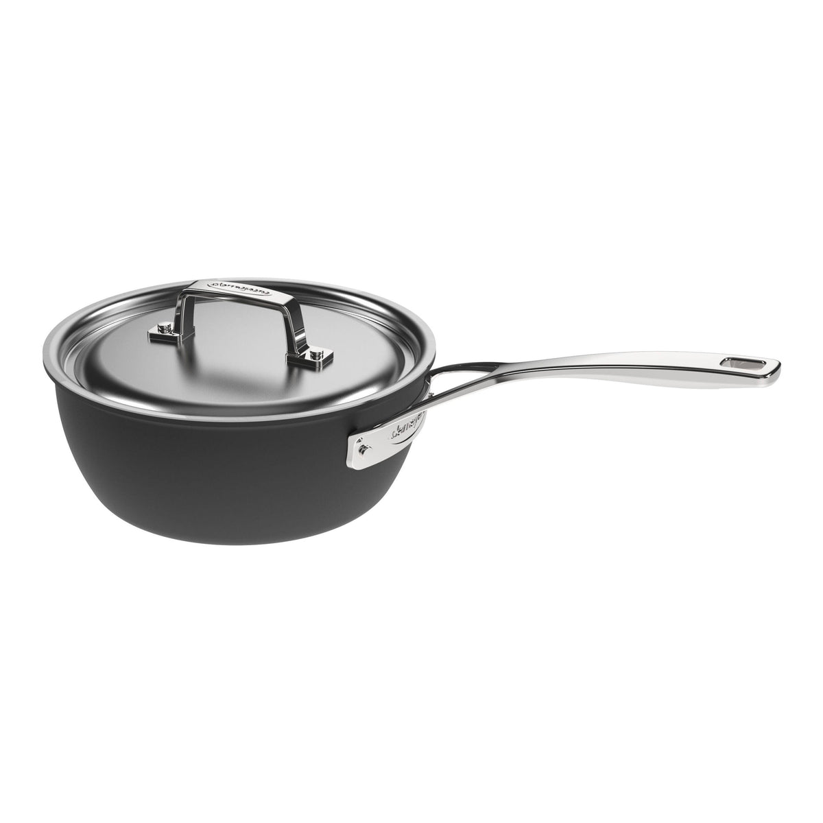Demeyere Black 5 2 qt Sauteuse, 18/10 Stainless Steel