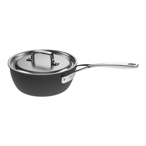 Demeyere Black 5 2 qt Sauteuse, 18/10 Stainless Steel