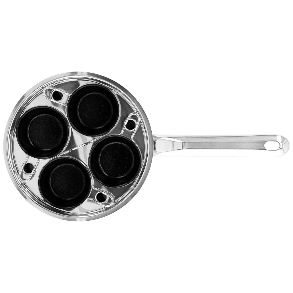 Demeyere Specialties 3 Egg poacher 18 cm, 18/10 Stainless Steel