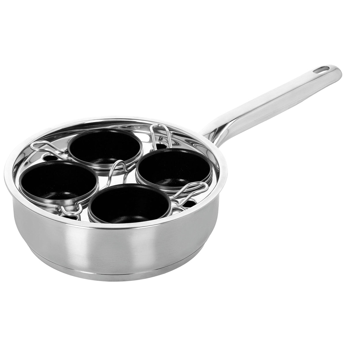 Demeyere Specialties 3 Egg poacher 18 cm, 18/10 Stainless Steel