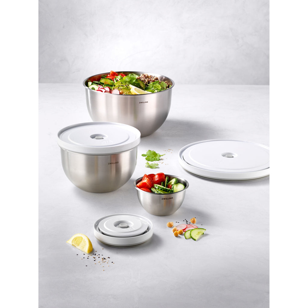 ZWILLING Fresh & Save BOWLS Vacuum bowl set S/M/L / 6-pc, glass