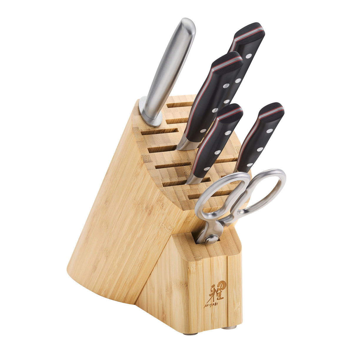 MIYABI HISHO 7-pc, Knife block set