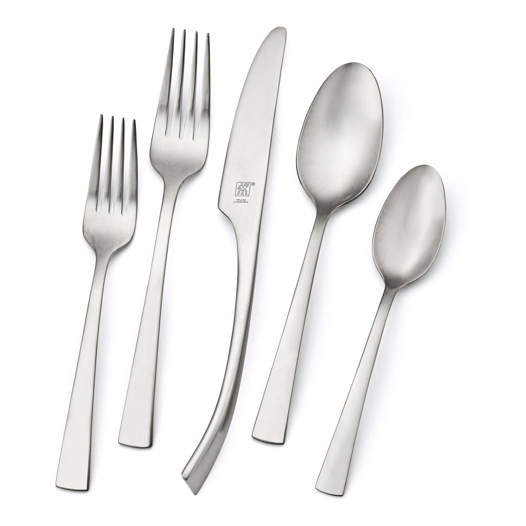 ZWILLING Bellasera (matted) 45-pc Satin Flatware Set, 18/10 Stainless Steel