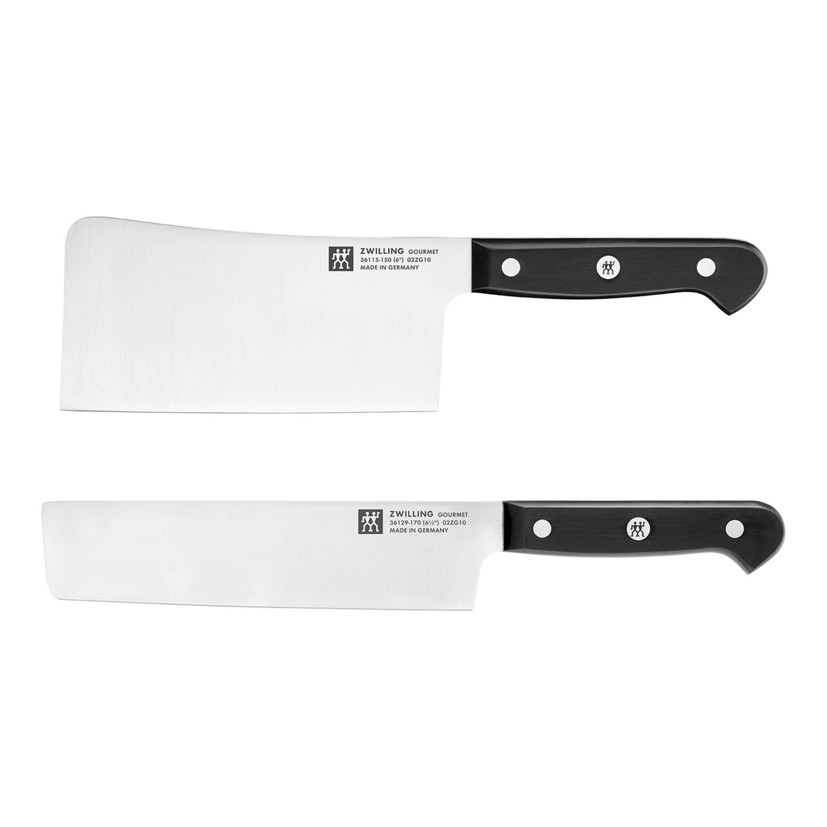ZWILLING Gourmet 2-pc Cleaver and Nakiri Set